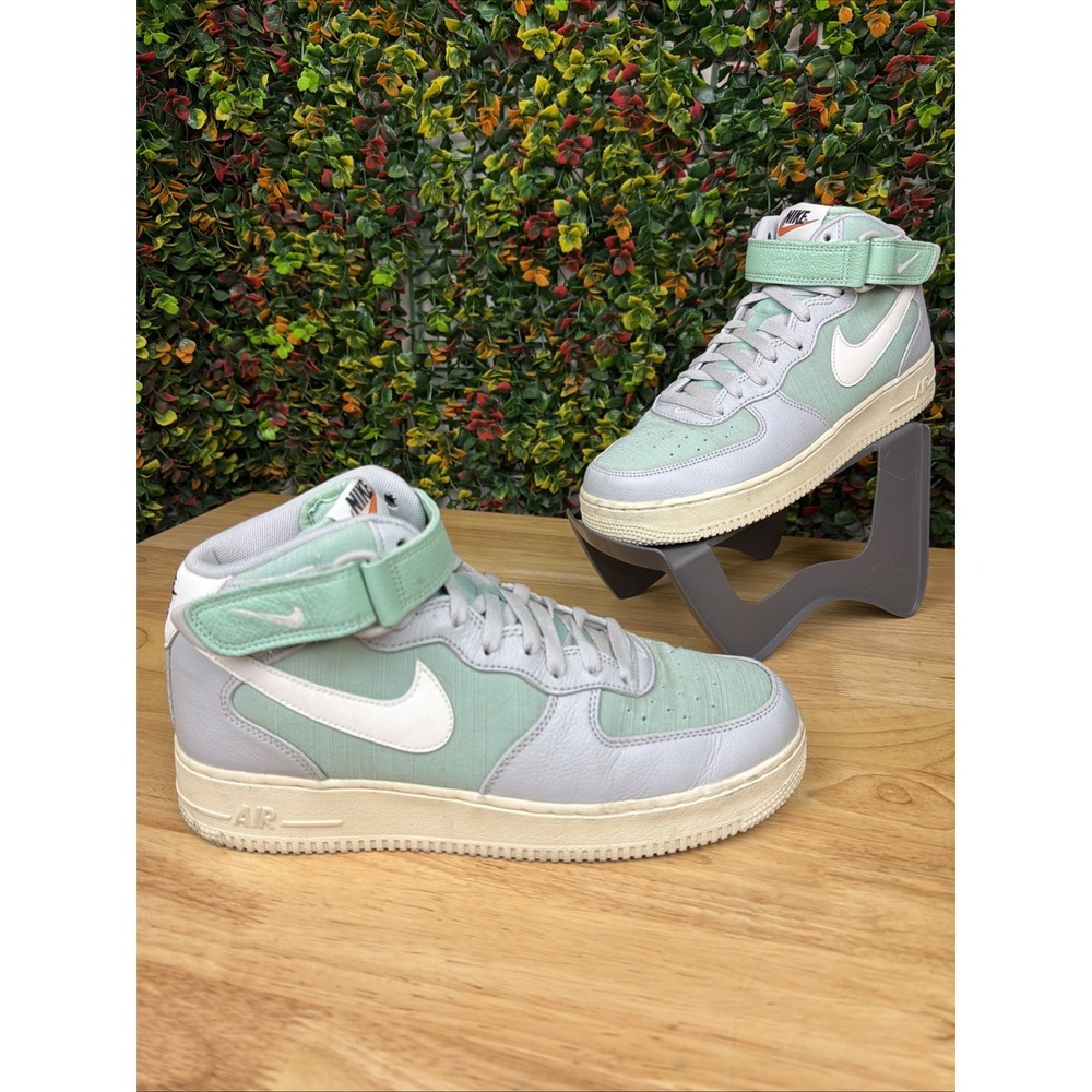 Nike Air Force 1 '07 LX Mid Certified Fresh Sneakers Shoes Enamel Green Men 9.5